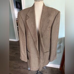 Vintage Oscar de la Renta Men’s Plaid Blazer Sport Coat Size L/XL